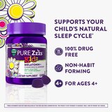 Vicks Pure Zzzs Kidz Melatonin + Chamomile & Lavender Sleep Aid Gummies, 30 CT, thumbnail image
