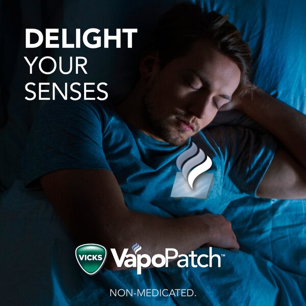 Vicks VapoPatch Soothing Vapor Chest Patches, 5 CT
