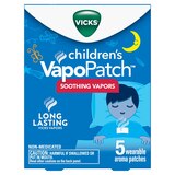Vicks VapoPatch with Long Lasting Soothing Vicks Vapors for Children Ages 6+, 5 CT, thumbnail image