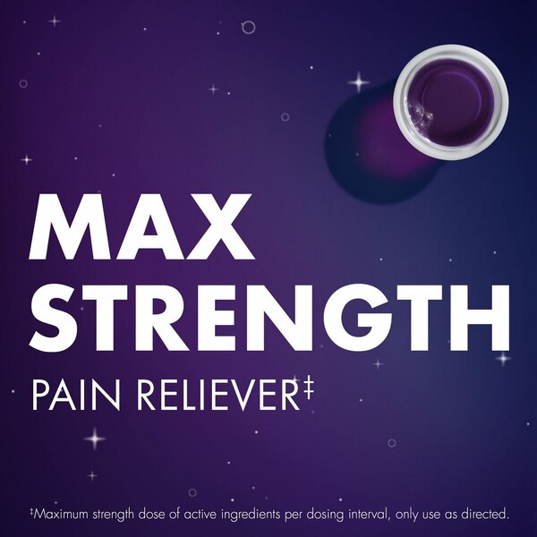 ZzzQuil Nighttime Pain Relief Sleep Aid Liquid, Midnight Berry, 12 FL OZ