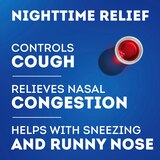 Vicks NyQuil Cough DM + Congestion Liquid, Berry, 12 OZ, thumbnail image