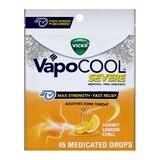 Vicks VapoCOOL Severe Sore Throat Medicated Drops, thumbnail image