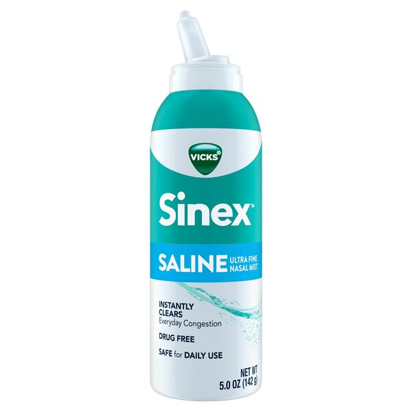 Vicks Sinex Saline Ultra Fine Nasal Mist, 5 OZ