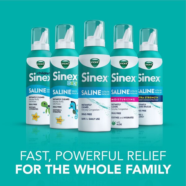 Vicks Sinex Saline Ultra Fine Nasal Mist, 5 OZ