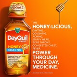 Vicks DayQuil Severe Cold & Flu Liquid, Honey, 12 OZ, thumbnail image