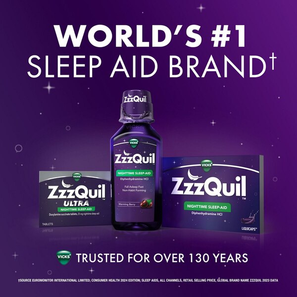 ZzzQuil Ultra Nighttime Sleep Aid Tablets, 24 CT