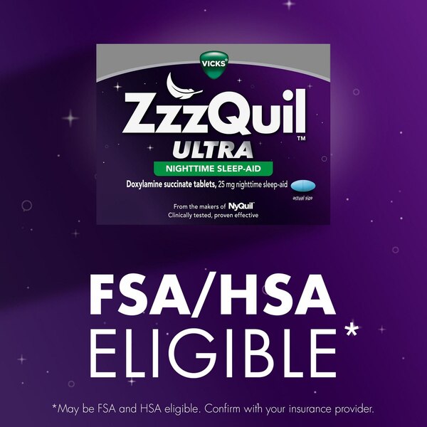 ZzzQuil Ultra Nighttime Sleep Aid Tablets, 24 CT
