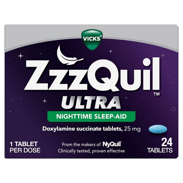 ZzzQuil Ultra Nighttime Sleep Aid Tablets, 24 CT