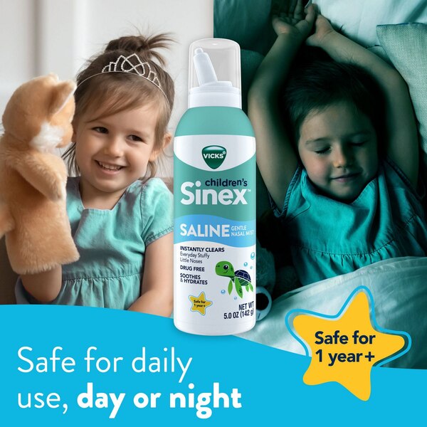 Vicks Children's Sinex Saline Gentle Nasal Mist, 5 OZ