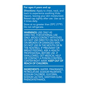 Vicks VapoStick Soothing Vapor No Mess Balm, 1.25 OZ