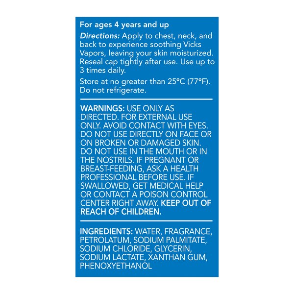 Vicks VapoStick Soothing Vapor No Mess Balm, 1.25 OZ
