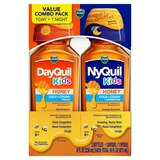 Vicks DayQuil and NyQuil Kids Cold & Cough + Mucus and Congestion Combo Pack, Honey, 2 8 OZ bottles, thumbnail image