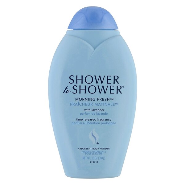 Shower to Shower Absorbent Body Powder, Morning Fresh With Lavender, 13 OZ