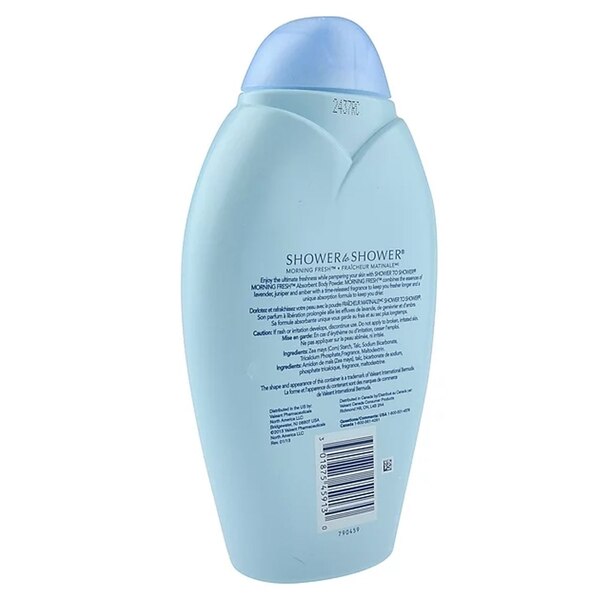 Shower to Shower Absorbent Body Powder, Morning Fresh With Lavender, 13 OZ
