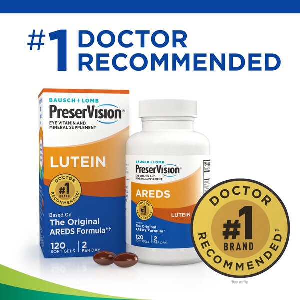 PreserVision  Eye Vitamin & Mineral Supplement AREDS Lutein