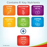 PreserVision AREDS 2 Formula + CoQ10 Vitamin & Mineral Supplement Soft Gels, 100 CT, thumbnail image