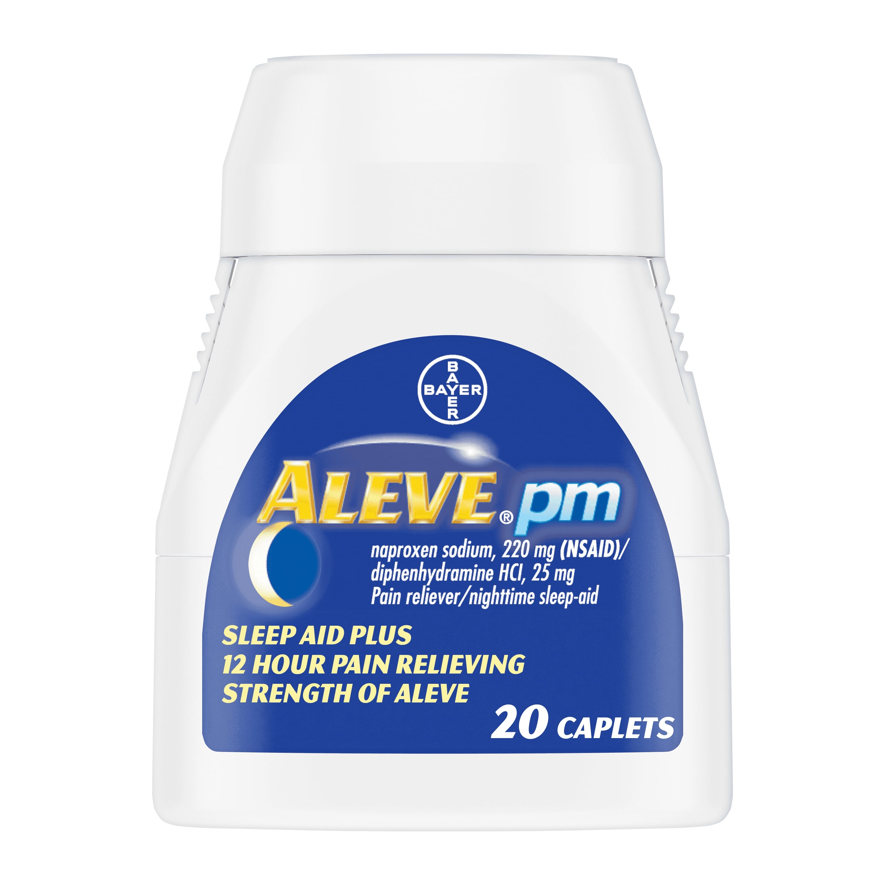 Aleve PM Caplet, Pain Reliever/Sleep Aid, 20 CT