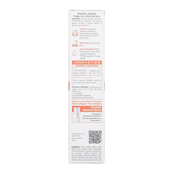Avene Tolerance Control Soothing Face Cream for Sensitive Skin Barrier, 1.3 OZ