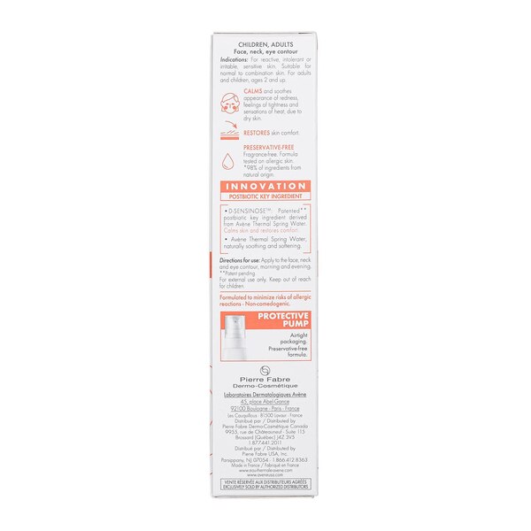 Avene Tolerance Control Soothing Face Cream for Sensitive Skin Barrier, 1.3 OZ