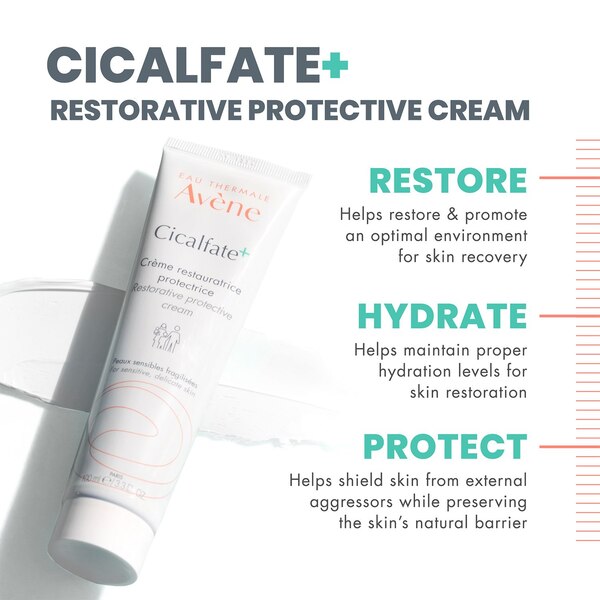 Avène Cicalfate+ Restorative Protective Cream, 3.3 OZ