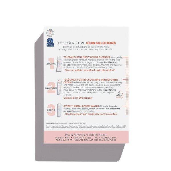 Avène Hypersensitive Skin Routine