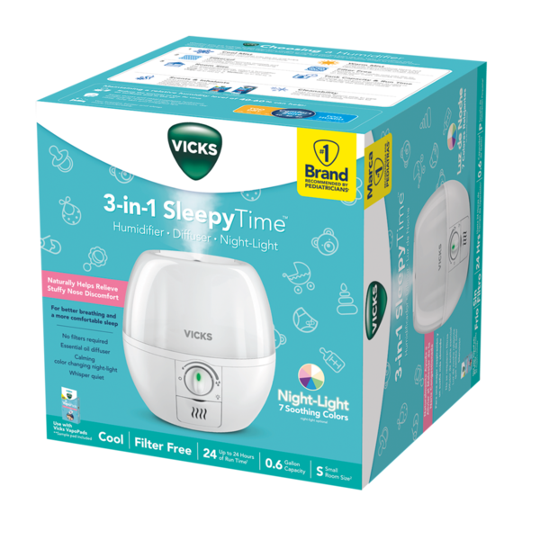 Vicks 3-in-1 SleepyTime Humidifier
