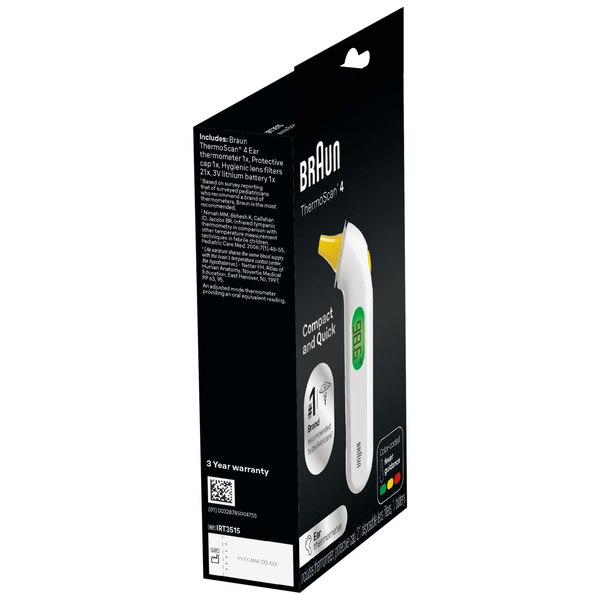 Braun ThermoScan 4 Compact Ear Thermometer 