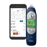 Braun ThermoScan 7+ Connect Ear Thermometer, thumbnail image 1 of 5