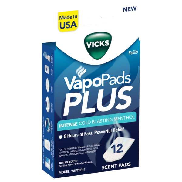 Vicks Waterless Vaporizer Scent Pads, 12 CT