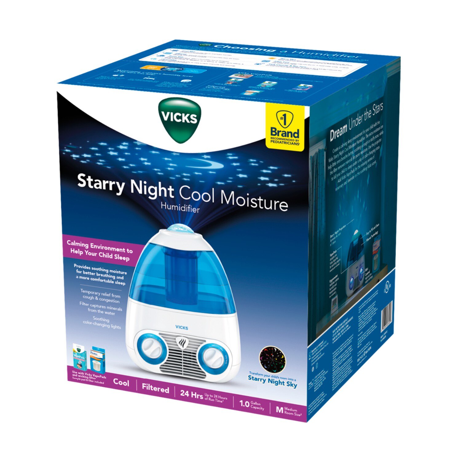 Vicks Starry Night Cool Mist Humidifier