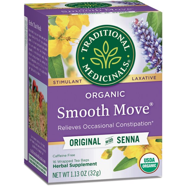 Traditional Medicinals Organic Smooth Move Herbal Tea, 16 ct, 1.13 oz