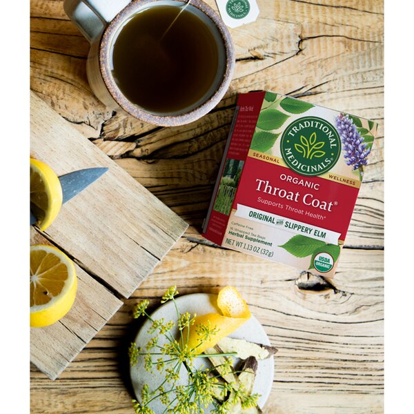 Traditional Medicinals Organic Throat Coat Herbal Tea, 16 ct, 1.13 oz