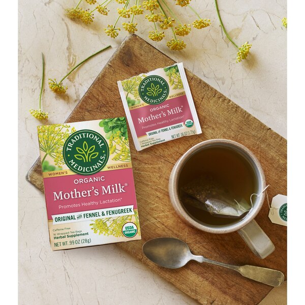 Traditional Medicinals Organic Mother's Milk Herbal Tea Bags, 16 ct, 0.99 oz