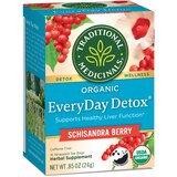 Traditional Medicinals Every Day Detox All Natural Herbal Tea, 16 ct, 0.85 oz, thumbnail image