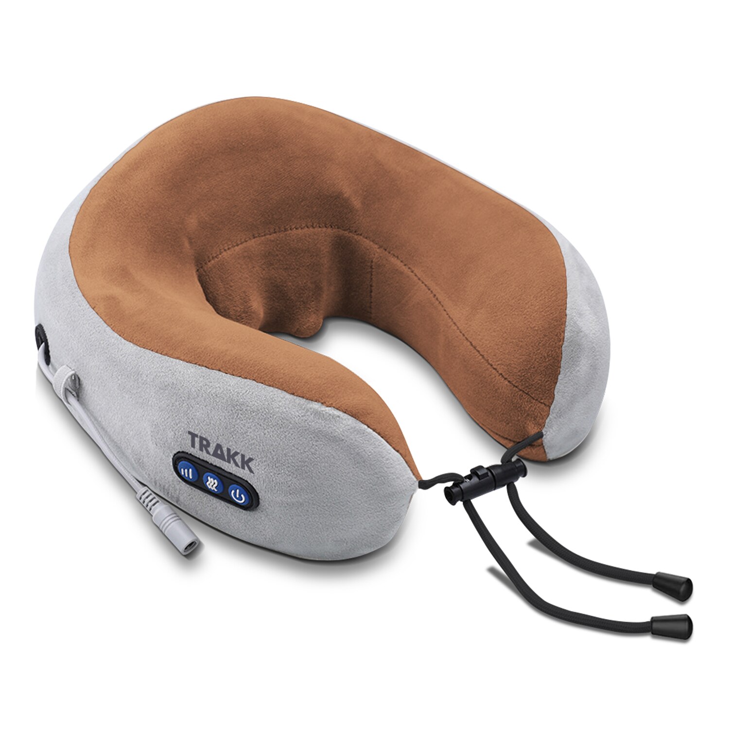 TRAKK Wireless Neck Massage Pillow, Brown