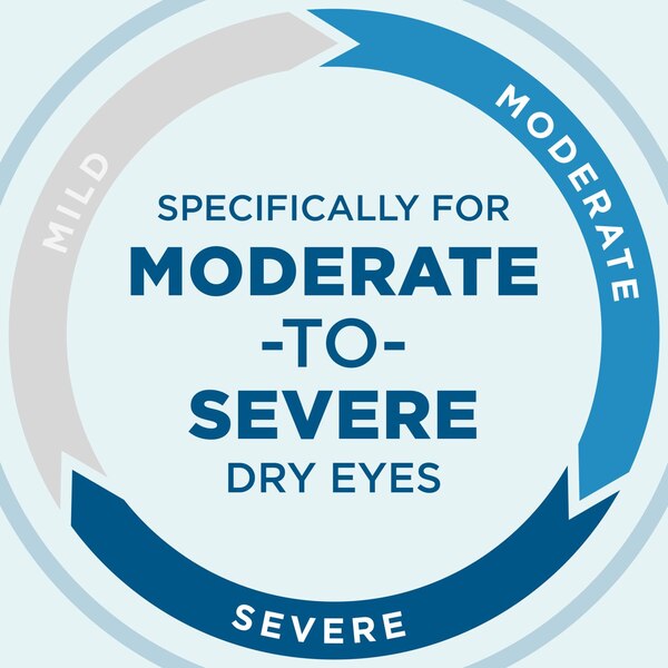 Blink Gel Tears Moderate-Severe Dry Eye Lubricating Eye Drops, 0.34 FL OZ