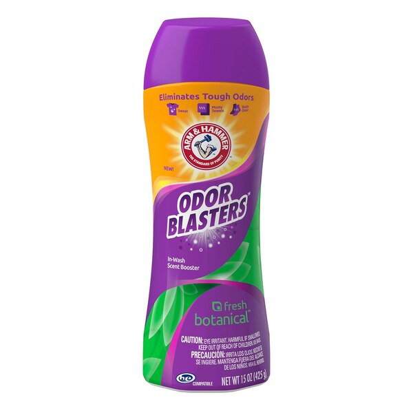 Arm & Hammer Odor Blasters In-Wash Scent Booster Beads, Fresh Botanical, 15 oz