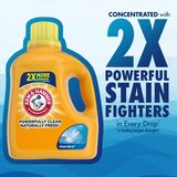Arm & Hammer HE Liquid Laundry Detergent, Clean Burst Scent, 105 oz, thumbnail image