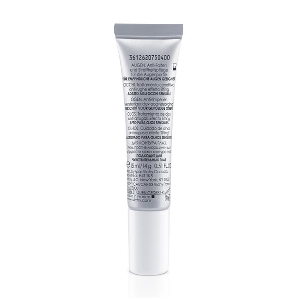Vichy LiftActiv - Crema de ojos reafirmante y antiarrugas para tratar ojeras