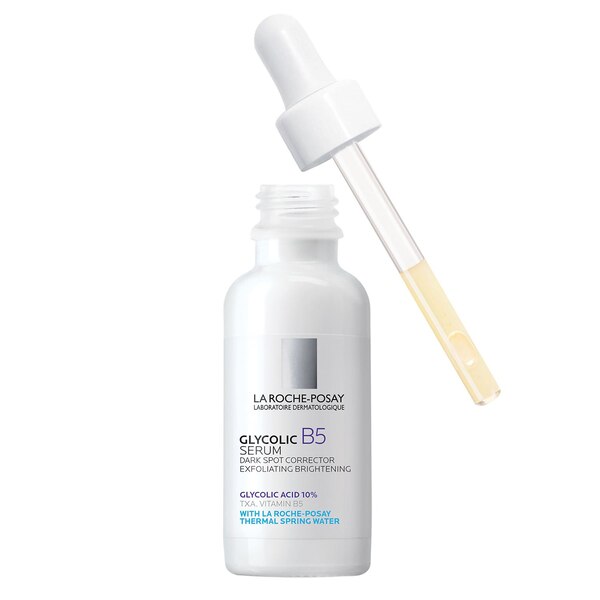 La Roche-Posay Glycolic B5 Dark Spot Corrector, Anti-Aging Serum with 10% Glycolic Acid, 1 OZ