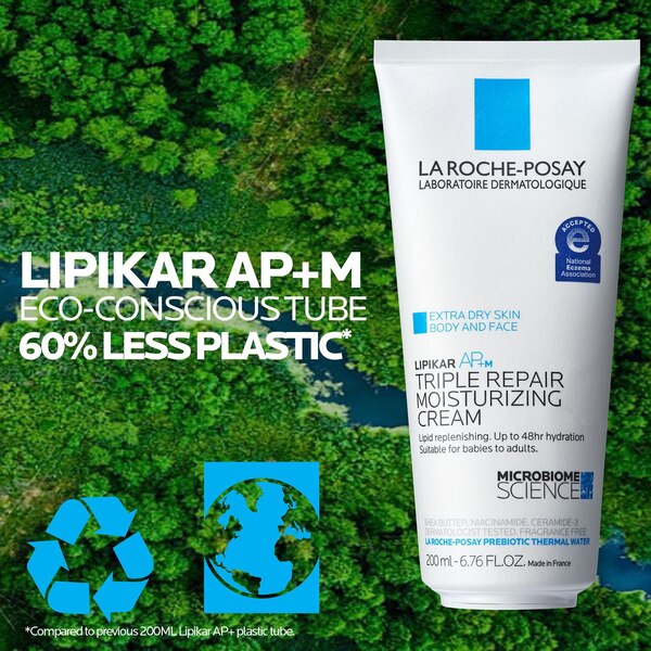La Roche-Posay Body Moisturizer, Lipikar AP+M Triple Repair for Dry Skin with Niacinamide