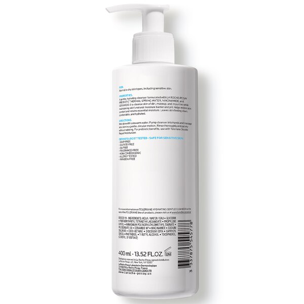 La Roche-Posay Toleriane Hydrating Face Cleanser, Gentle Face Wash