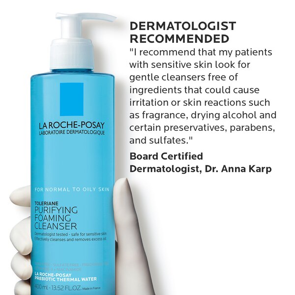 La Roche-Posay Purifying Toleriane Foaming Face Wash for Oily Skin