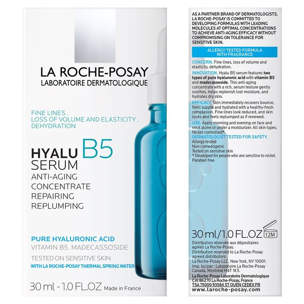 La Roche-Posay Hyalu B5 Pure Hyaluronic Acid Face Serum with Vitamin B5 for Fine Lines