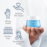 Vichy Aqualia Thermal Rich Cream Face Moisturizer with Hyaluronic Acid, 1.69 OZ, thumbnail image