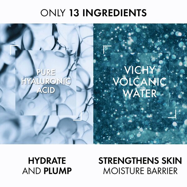 Vichy Mineral 89 Hydrating Face Serum with Hyaluronic Acid, 1.01 OZ