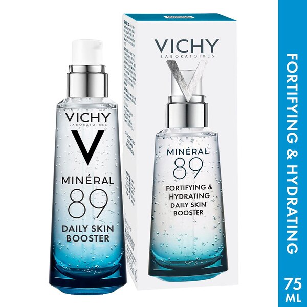 Vichy Mineral 89 Face Serum, Hydrating Moisturizer to Plump Skin