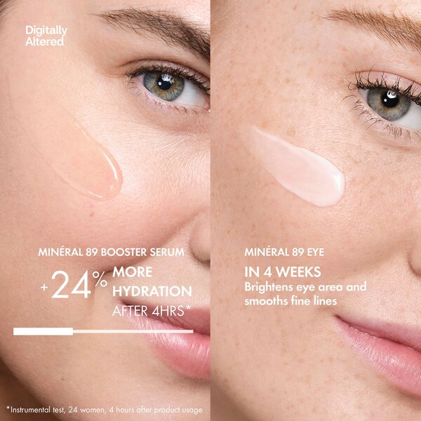 Vichy Mineral 89 Face Serum, Hydrating Moisturizer to Plump Skin