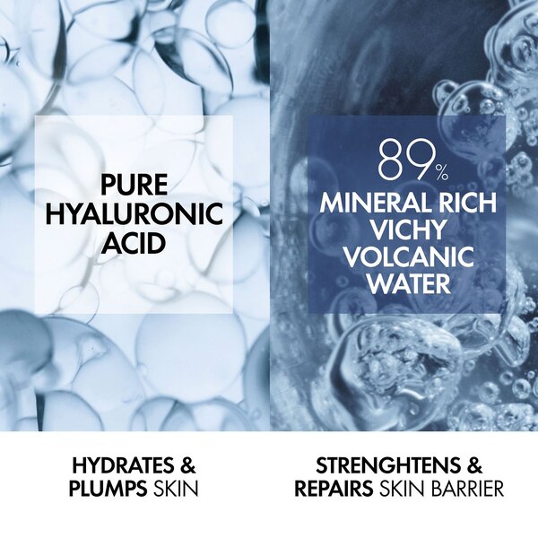 Vichy Mineral 89 Face Serum, Hydrating Moisturizer to Plump Skin