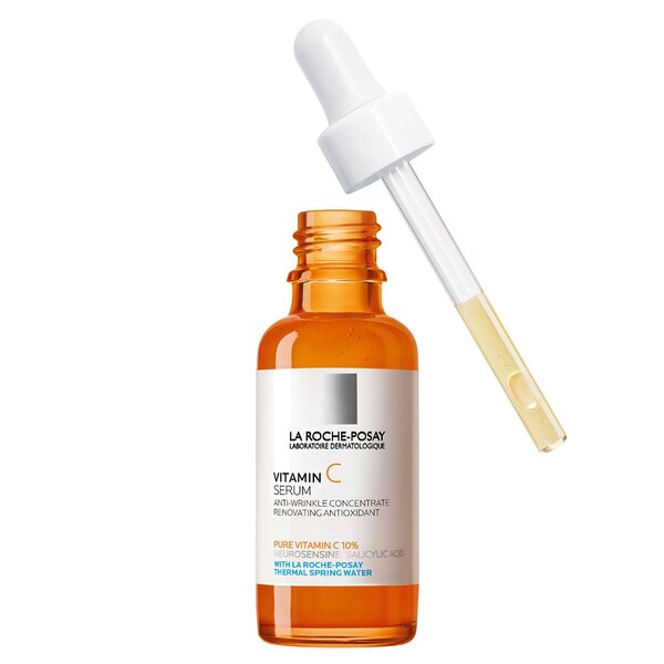 La Roche-Posay Pure Vitamin C Face Serum with Salicylic Acid for Sensitive Skin, 1 OZ